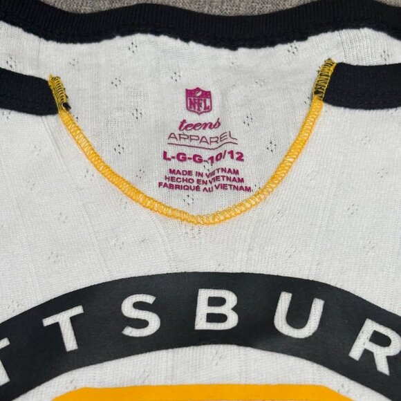 Teens NFL PITTSBURGH STEFELRS FOOTBALL long sleeve Shirt L (10-12) - Picture 2 of 6